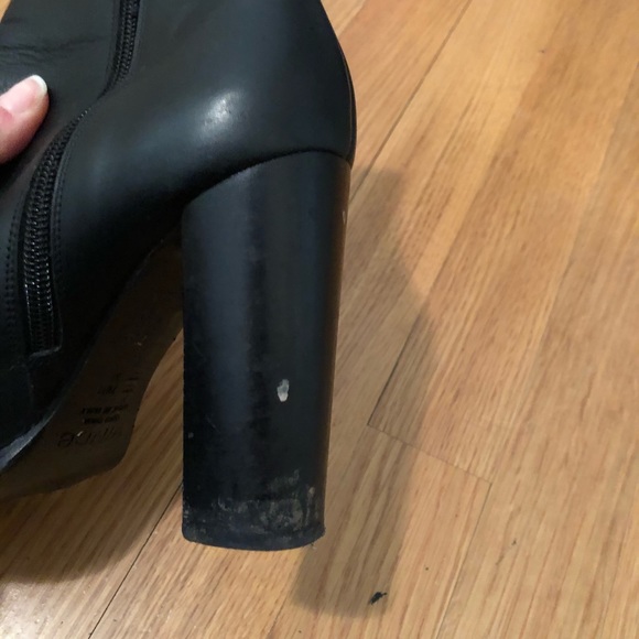 Vince black Overton leather Booties - Picture 4 of 5